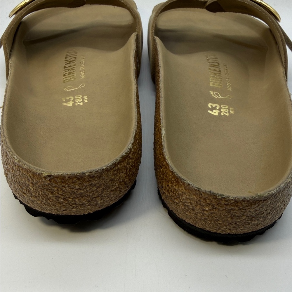 Birkenstock Taupe & Gold Women’s Sandals Size 43 (9.5) NWOT - Picture 4 of 6